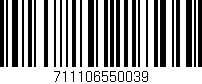 Código de barras (EAN, GTIN, SKU, ISBN): '711106550039'