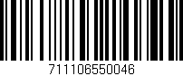 Código de barras (EAN, GTIN, SKU, ISBN): '711106550046'