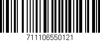 Código de barras (EAN, GTIN, SKU, ISBN): '711106550121'