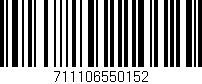 Código de barras (EAN, GTIN, SKU, ISBN): '711106550152'