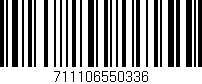 Código de barras (EAN, GTIN, SKU, ISBN): '711106550336'