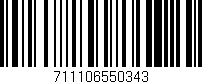 Código de barras (EAN, GTIN, SKU, ISBN): '711106550343'