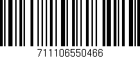 Código de barras (EAN, GTIN, SKU, ISBN): '711106550466'