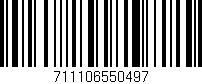 Código de barras (EAN, GTIN, SKU, ISBN): '711106550497'