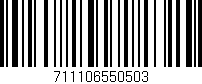 Código de barras (EAN, GTIN, SKU, ISBN): '711106550503'
