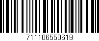 Código de barras (EAN, GTIN, SKU, ISBN): '711106550619'