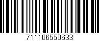 Código de barras (EAN, GTIN, SKU, ISBN): '711106550633'