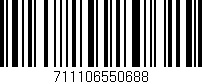 Código de barras (EAN, GTIN, SKU, ISBN): '711106550688'
