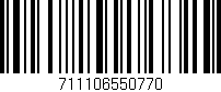 Código de barras (EAN, GTIN, SKU, ISBN): '711106550770'