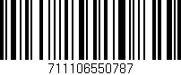 Código de barras (EAN, GTIN, SKU, ISBN): '711106550787'