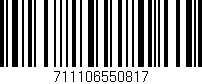 Código de barras (EAN, GTIN, SKU, ISBN): '711106550817'