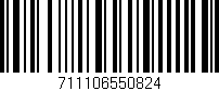 Código de barras (EAN, GTIN, SKU, ISBN): '711106550824'