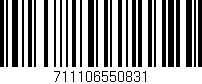 Código de barras (EAN, GTIN, SKU, ISBN): '711106550831'