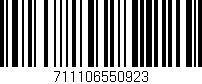 Código de barras (EAN, GTIN, SKU, ISBN): '711106550923'
