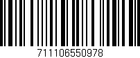 Código de barras (EAN, GTIN, SKU, ISBN): '711106550978'