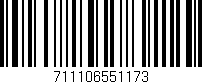 Código de barras (EAN, GTIN, SKU, ISBN): '711106551173'