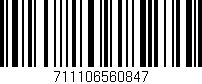 Código de barras (EAN, GTIN, SKU, ISBN): '711106560847'