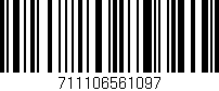 Código de barras (EAN, GTIN, SKU, ISBN): '711106561097'