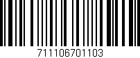 Código de barras (EAN, GTIN, SKU, ISBN): '711106701103'