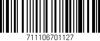 Código de barras (EAN, GTIN, SKU, ISBN): '711106701127'