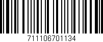 Código de barras (EAN, GTIN, SKU, ISBN): '711106701134'