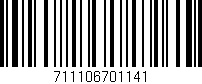 Código de barras (EAN, GTIN, SKU, ISBN): '711106701141'