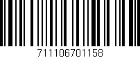 Código de barras (EAN, GTIN, SKU, ISBN): '711106701158'