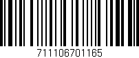 Código de barras (EAN, GTIN, SKU, ISBN): '711106701165'