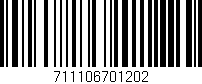 Código de barras (EAN, GTIN, SKU, ISBN): '711106701202'