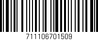 Código de barras (EAN, GTIN, SKU, ISBN): '711106701509'