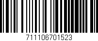 Código de barras (EAN, GTIN, SKU, ISBN): '711106701523'