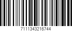 Código de barras (EAN, GTIN, SKU, ISBN): '7111343216744'
