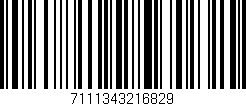 Código de barras (EAN, GTIN, SKU, ISBN): '7111343216829'