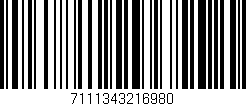 Código de barras (EAN, GTIN, SKU, ISBN): '7111343216980'