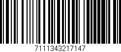 Código de barras (EAN, GTIN, SKU, ISBN): '7111343217147'