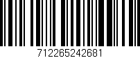Código de barras (EAN, GTIN, SKU, ISBN): '712265242681'