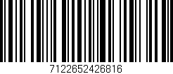 Código de barras (EAN, GTIN, SKU, ISBN): '7122652426816'