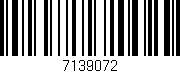 Código de barras (EAN, GTIN, SKU, ISBN): '7139072'