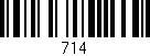 Código de barras (EAN, GTIN, SKU, ISBN): '714'
