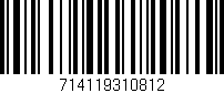 Código de barras (EAN, GTIN, SKU, ISBN): '714119310812'