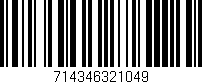 Código de barras (EAN, GTIN, SKU, ISBN): '714346321049'