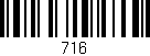 Código de barras (EAN, GTIN, SKU, ISBN): '716'