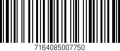 Código de barras (EAN, GTIN, SKU, ISBN): '7164085007750'
