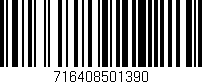 Código de barras (EAN, GTIN, SKU, ISBN): '716408501390'