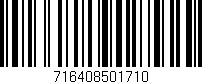 Código de barras (EAN, GTIN, SKU, ISBN): '716408501710'