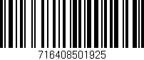 Código de barras (EAN, GTIN, SKU, ISBN): '716408501925'