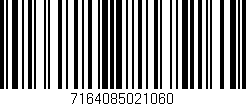 Código de barras (EAN, GTIN, SKU, ISBN): '7164085021060'