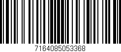 Código de barras (EAN, GTIN, SKU, ISBN): '7164085053368'
