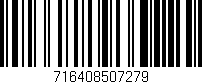 Código de barras (EAN, GTIN, SKU, ISBN): '716408507279'