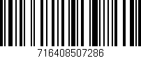 Código de barras (EAN, GTIN, SKU, ISBN): '716408507286'